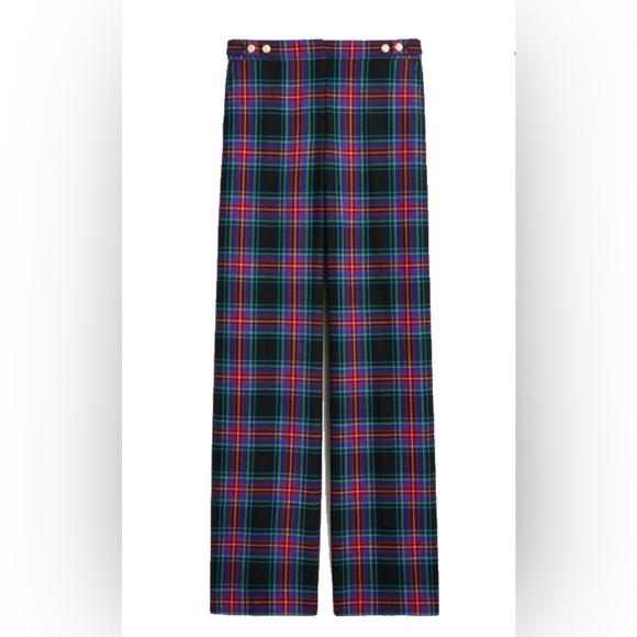 J.Crew Sydney Holiday plaid pants size 00 - Picture 4 of 11